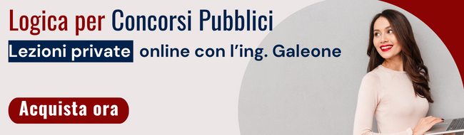 Logica Ripam concorsi pubblici - lezioni private online con l'Ing Galeone