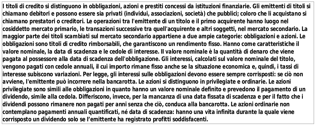 brano 5   comprensione del testo
